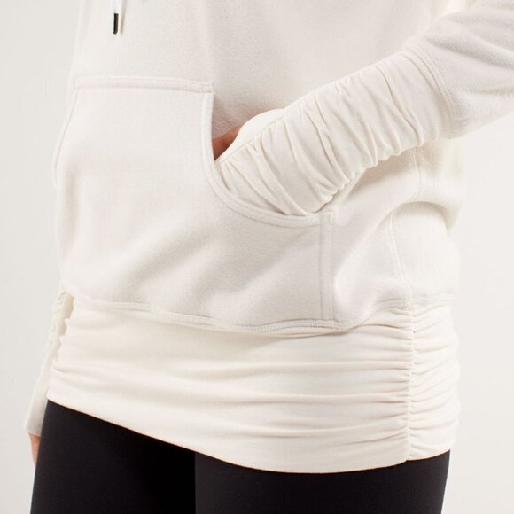LULULEMON Don't Hurry Be Happy Pullover- Polar Cream - Picture 5 of 15